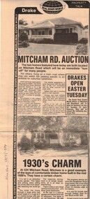 Advertisement for the sale of two homes, 265 Mitcham Road, Mitcham and 534 Mitcham road, Mitcham