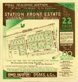 Document, Station Front Estate, 1940