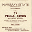 Brochure advertising sale of 'McMurray Estate', Nunawading.  
