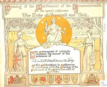 Invitation to V.W. Bro. R.W.V. McCall (G.Treasurer) 