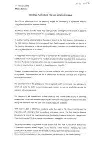 Document - Correspondence, East Burwood Reserve, 1/02/1998 12:00:00 AM