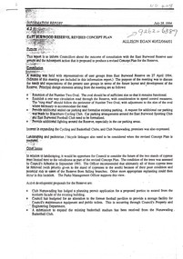 Document, East Burwood Reserve, 28/07/1994 12:00:00 AM
