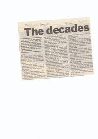 Article, The Decades of Change, 21/05/1997 12:00:00 AM