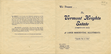Document, Vermont Heights Estate