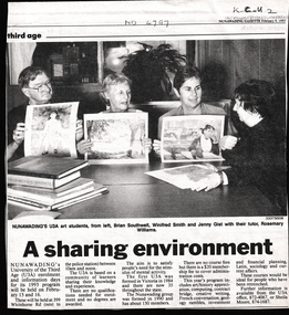 Nunawading's University of the Third Age (U3A) enrolment and information days for its 1993 program will be held on February 15 and 16.