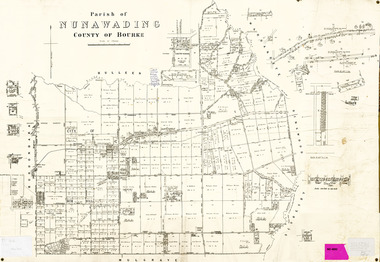 Legal record - Map, Parish of Nunawading, c1930