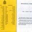 8 page yellow covered programme commemorating the Mitcham R.S.L. Sub-branch