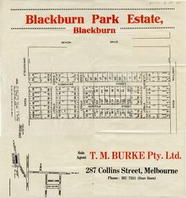 Document, Blackburn Park Estate, n.d