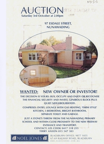Document, Esdale Street, Nunawading, 1998