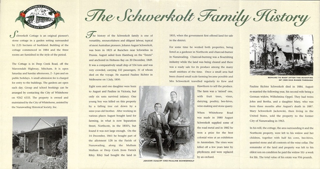 Pages 2-5 : The Schwerkolt family History