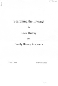 Local history and family history resources on the internet.