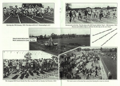 Official opening of the recently upgraded Bill Sewart Athletic Track.
