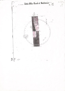 Title Office  Record of Subdivision .