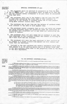 Contract of sale of land for 15 acres of land between Julius Draeger and John Ernest Kleinert - page 3 of 4.