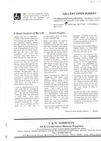 A short version of the life of Barbara Rogalski commencing in 1939 until the year 1997.   