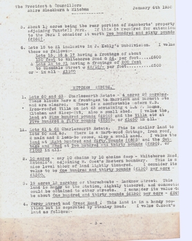 List of property valuations for Mitcham Riding of the Shire of Blackburn and Mitcham dated 24 / 12 / 1929. 