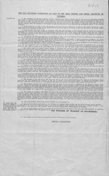 Contract of sale for lots 20 & 21 from Edgar Eriksson, to Dorothy Ada Henwick, dated 13/10/1947 - 3rd page