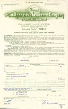 Documents re P.E. Eriksson property purchase