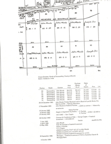  Crown grants, Parish of Nunawading, County of Bourke,