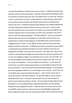 Transcript of a talk by Peter McPhee on Mitcham RSL