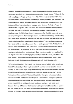 Transcript of a talk by Peter McPhee on Mitcham RSL