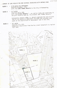 Document, Antonio Park, n.d