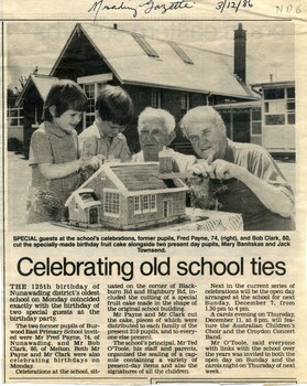 Celebrating 125th Anniversary of Burwood East Primary School.