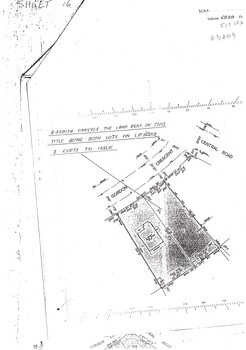 py of Certificate of Title Vol 8380 Fol 661, Lot 1 on Plan of Subdivision No 56619 fronting on Gordon Crescent near Central Road,