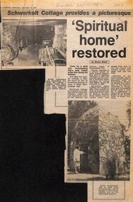Newspaper - Article, 'Spiritual Home Restored', 22/12/1982