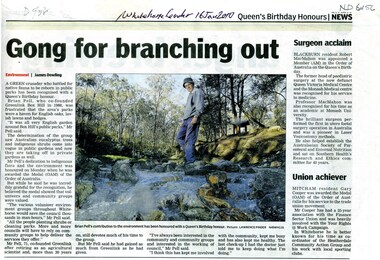 Gong for branching out