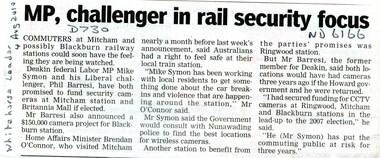 Rail security focus