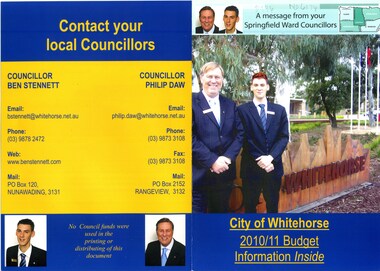 Message from your Springfield Ward Councillors