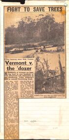 Fight to save trees: Vermont v. the dozer