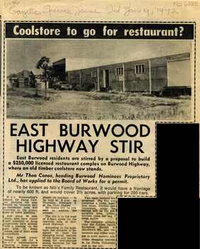 East Burwood highway stir
