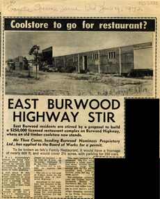 East Burwood highway stir