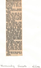 Article, Record downpours, 8/01/1986 12:00:00 AM