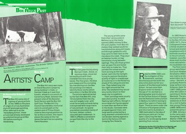 Document, Box Hill Artists Camp, 1987