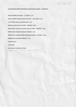 Blackburn North Progress Association