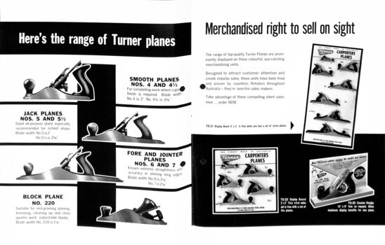 Turner Tools Catalogue