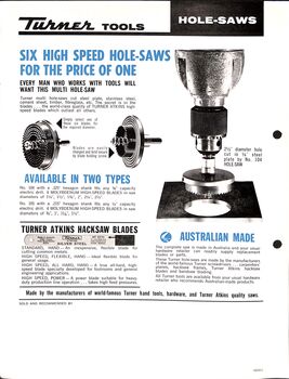 Turner Tools Catalogue