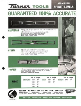 Turner Tools Catalogue