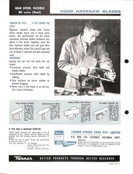 Turner Tools Catalogue