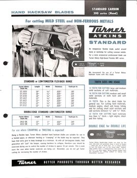 Turner Tools Catalogue