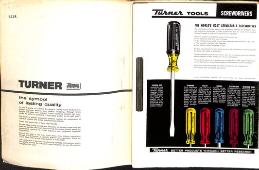 Turner Tools Catalogue
