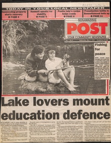 Article on education programs on Blackburn Lake.