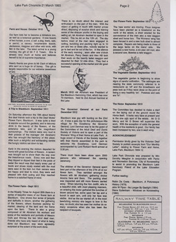 'Lake Park Chronicle' Vol 1 No 1 March 1993. Excerpts from 'Our monthly letter' relating to Adult Deaf and Dumb Society Flower Farm and Home, Lake Park, Blackburn 1909 - 1912 and other sources.