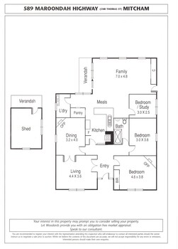 Advertising brochure for a period home at 589 Maroondah Highway, Mitcham