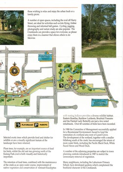  Sympathetic treatment of creek banks and preservation and regeneration of bushland will encourage wildlife. Page 3
