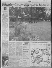 Article on Edna Walling's garden design practices.