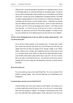 Transcript of an interview with Eric Metcher